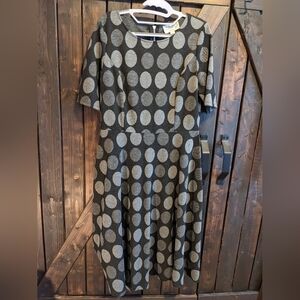 Julian Taylor Size 12 fit and Flare dress.